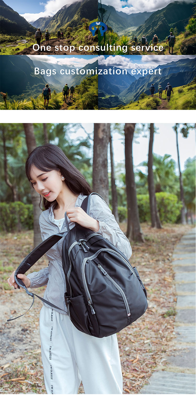 Waterproof Expandable Gym Sports Backpacks Duffle Travelling Bags Custom Color