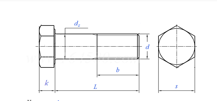 High Strength Steel Galvanized Hexagon Socket Bolt M6-M30 DIN933 Grade 8.8/10.9/12.9
