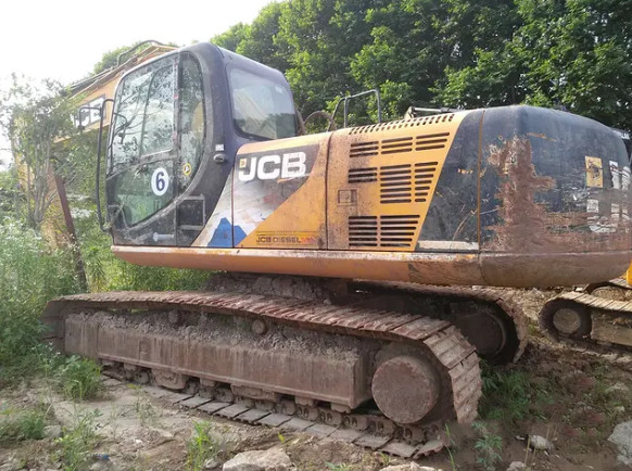 JCB JS220LC Second Hand Excavator Diesel Engine Euro II 129kw