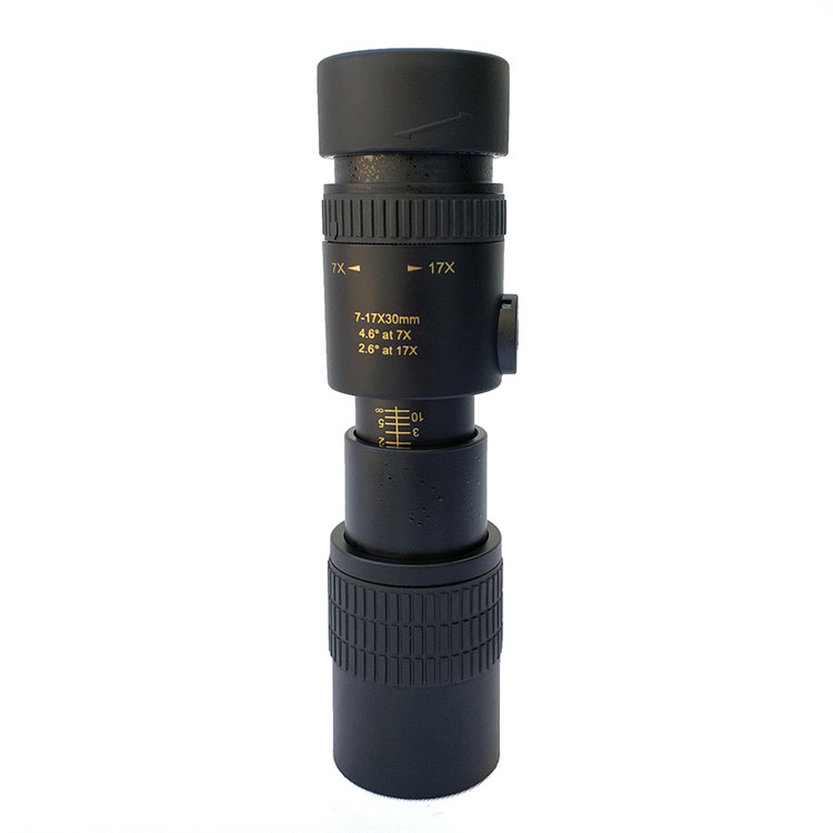 7-17x30 Dual Focus Monocular Telescope With Phone Clip Tripod For Camera Lens