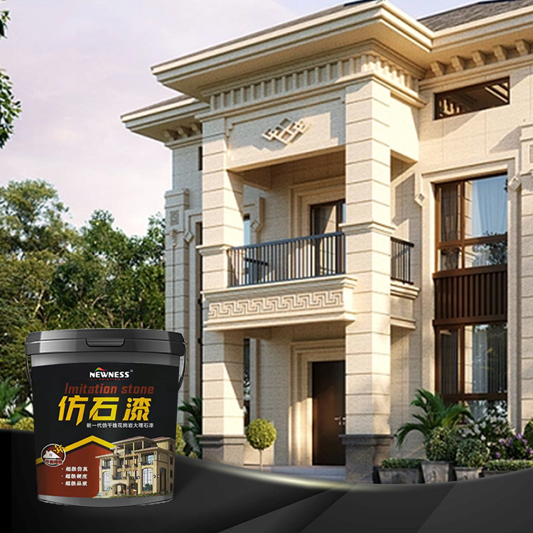 Exterior Coating Weather Resistance Liquid Stone with Colorful Base on Color Chart