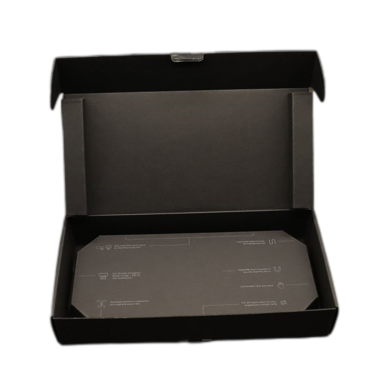 Custom Sustainable Packaging Boxes Kraft Paper Cardboard Coated F flute Material
