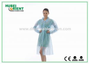 Buy cheap PP Disposable Lab Coats/Custom Disposable Lab coat Protective With Snap For prevent pollution product