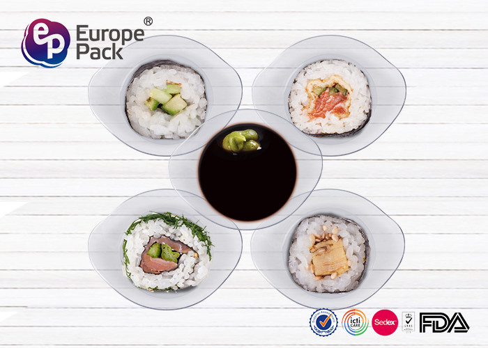 40ml BPA Free Disposable Dessert Dishes Pantone Color Dessert Serving Dishes