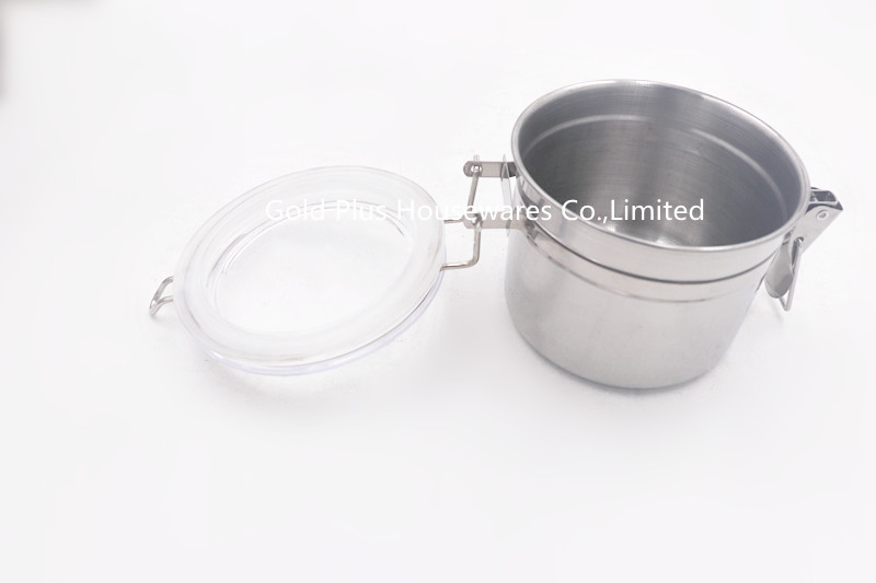 Kitchenware catering buffet serving airtight storage jar coffee tea canister large capacity sealed tank suit with lid