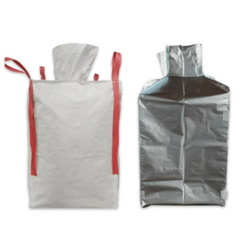 Aluminum Foil Jumbo Bag 1 Ton Heavy Duty Plastic Liner For Seed Chemical Material Sand Bulk Fibc Lined Aluminum Bag