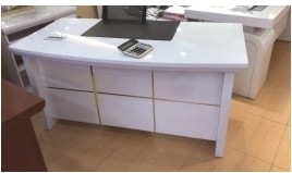 Modern Office Desk Furniture Supplier New Designs Wooden Chairman Boss Executive Office Table Desk