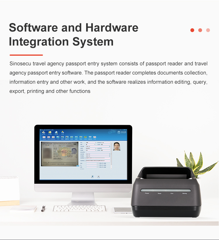 User-Friendly Passport Data Entry System Software and Reader for Easy Data Recording