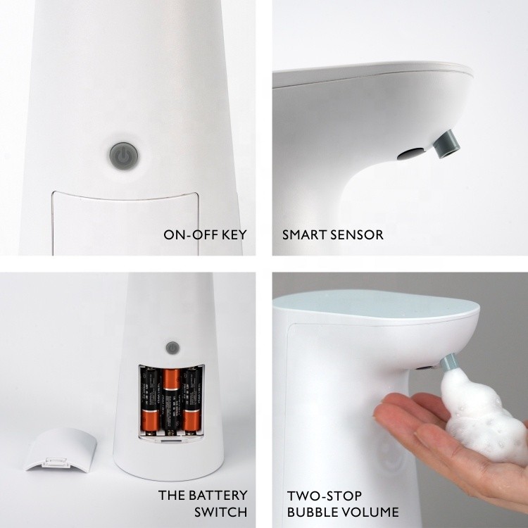 0.25S Plastic Automatic Soap Dispenser 250ML Household Hand Free