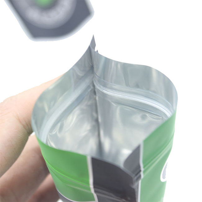 Eco Friendly Coffee Packaging Pouch High Barrier Stand Up Zipper Pouch With Foil Lined