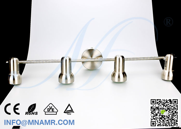 4x5W LED Ceiling Spotlight Fitting AC100-240V with Multi-Direction Adjustable Heads