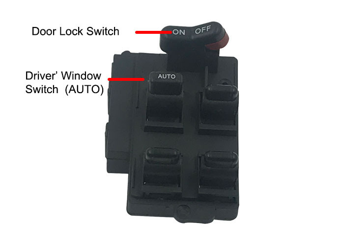 Universal Electric Window Switch Left Driver Side For 1990-1997 Honda Accord
