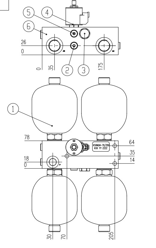 Controlled Pilot Solenoid Valve Block Pilot Pressure Regulator Valve