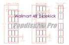 Curved Shelf Sustainable End Cap Shelving For Promoting Laundry Detergent