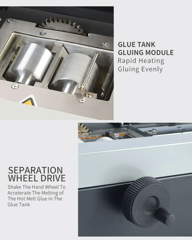 A4 Hardcover Book Binding Machine With Easy Manual Operation And Hot Melt Glue