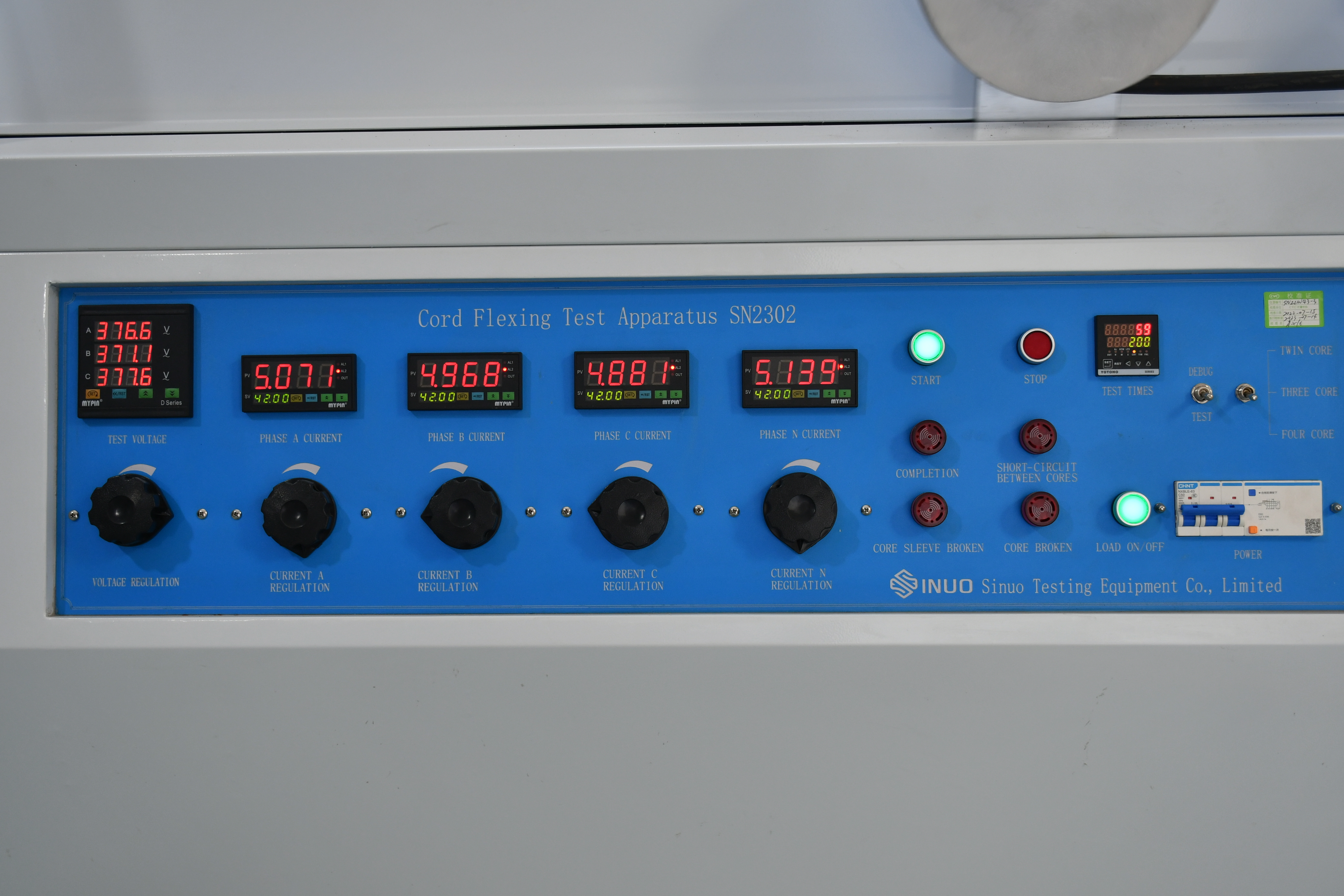 IEC60227-1 Flexible Cables Flexing Testing Equipment For Finished Flexible Cables