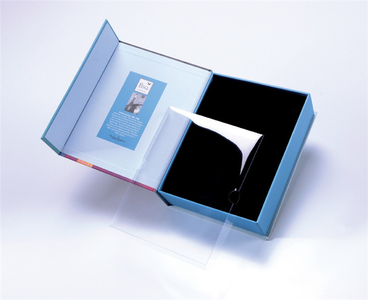 Magnetic Rigid Luxury Cosmetic Packaging Boxes With PVC Cover CMYK Offset Printing