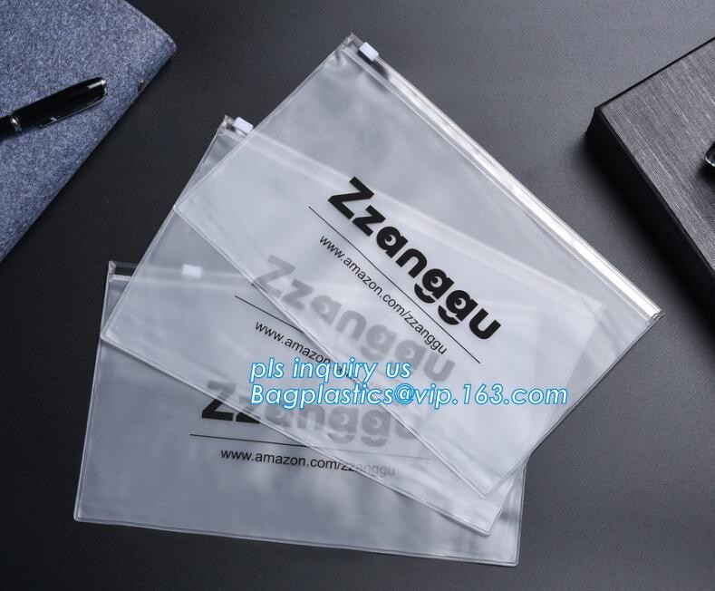 EVA Garment Packing Bag With zipper slider, cpe frosted zip lock bag with slide k, Large Slider Zip Lock Plastic C