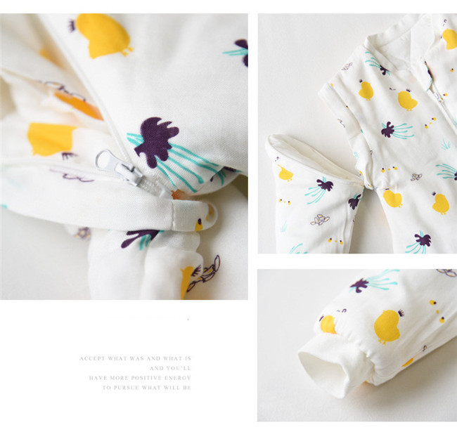Unisex Muslin Baby Pajamas Cotton Fabric Plain Dyed Newborn Baby Outfits ODM / OEM