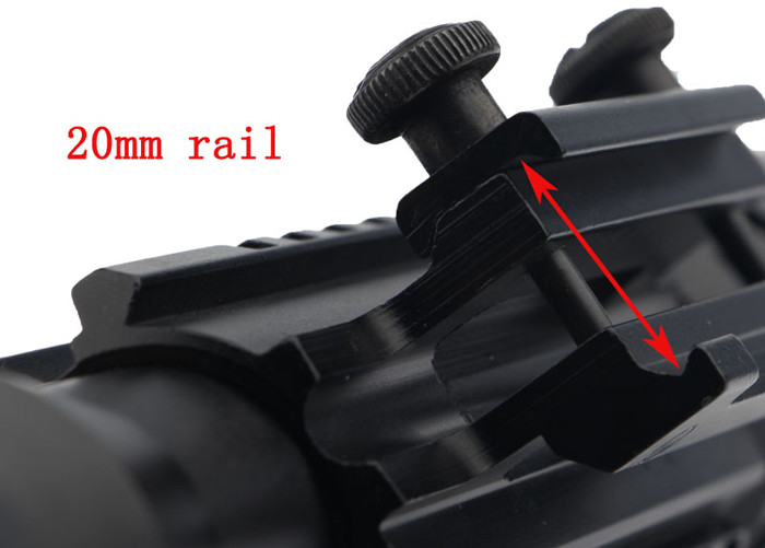 Outdoor Illuminated Long Range Hunting Scopes 50mm Objective Diameter R14 Reticle Type