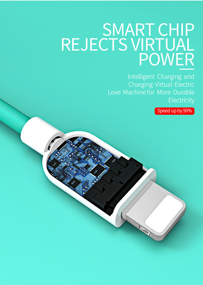 Multi Colors PVC Phone 1Meter CD10 USB Lightning Cable