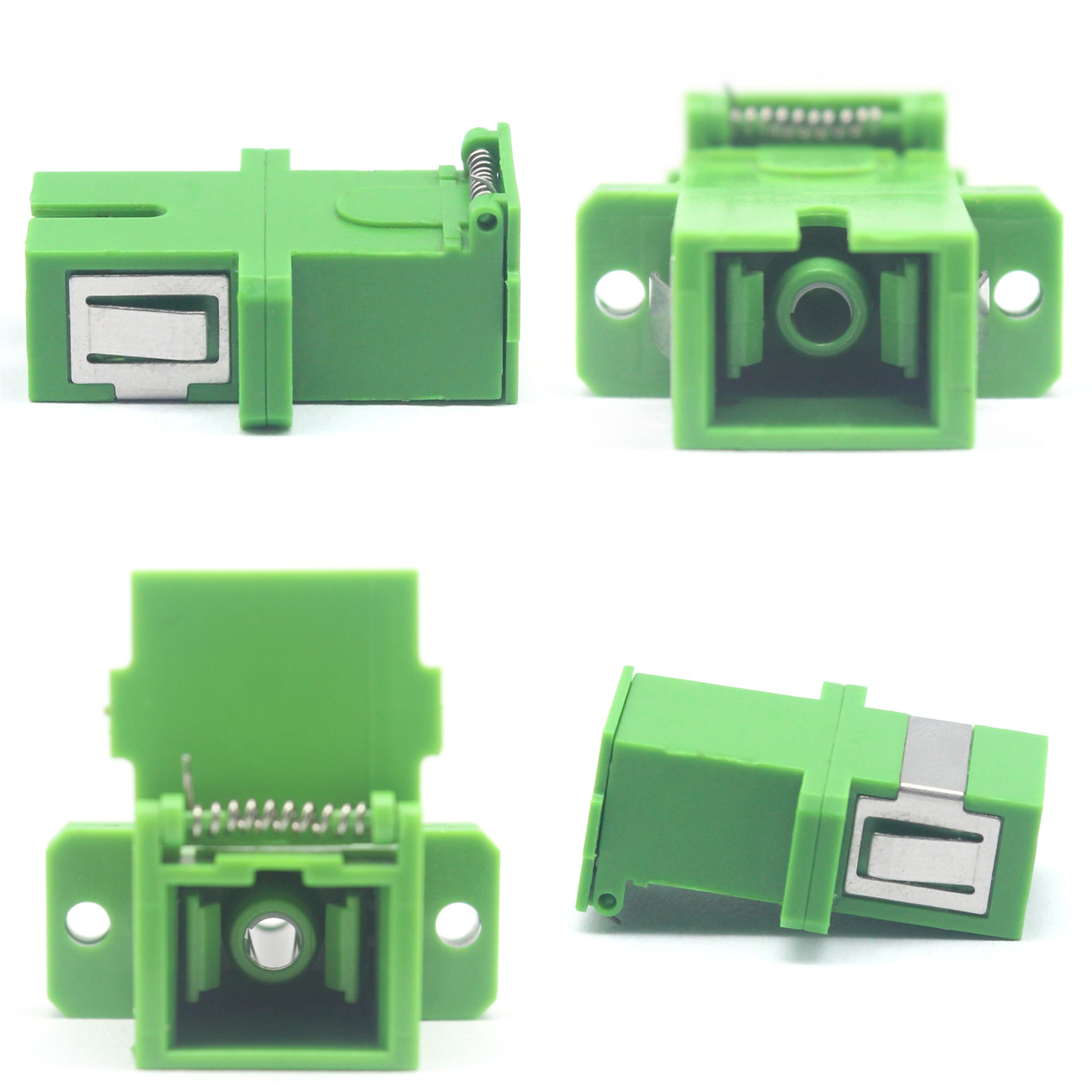 0.2dB Insertion Lose SC APC Single Mode Fiber Adapter for 3G Network Installation