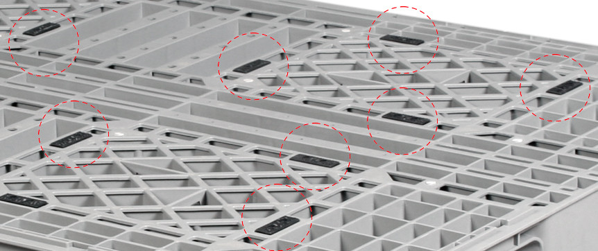 PP Stackable Plastic Pallets Heavy Duty Industrial 1200x1000mm plastic pallets