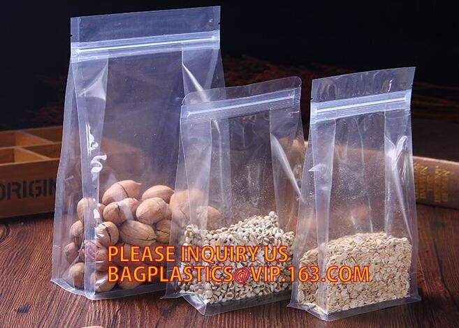 LDPE/PP Custom Printed Zip Lock Self Seal Plastic Bag/Zipper Pouch For Garment And Gift Packaging, side seal pp plastic