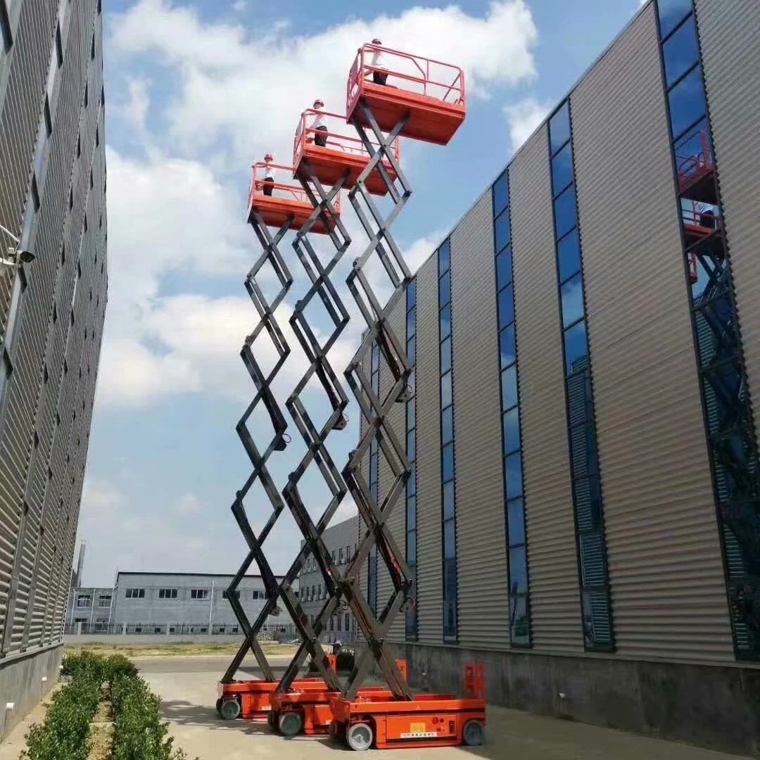 Self Moving Light Duty Scissor Lifting Platform with Fault Diagnostic System