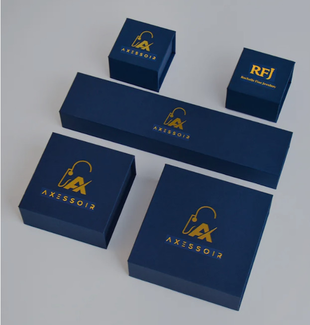 Wholesale Paper Magnetic Closure Small Custom Jewelry Box Gift Packaging With Logo