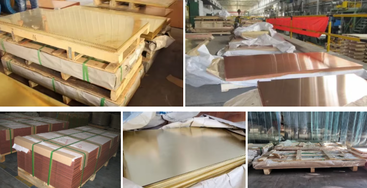 0.5mm-3mm Brass Plate C24000 C23000 C22000 C21000 For Industrial Use