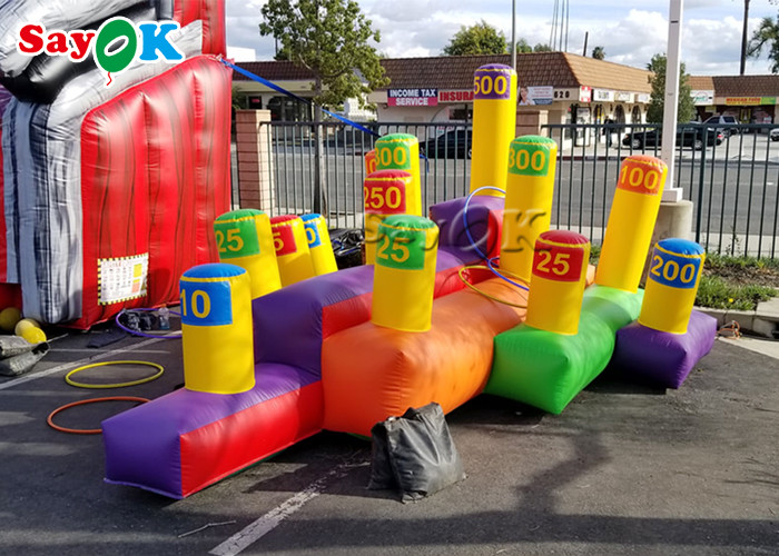 Outdoor Inflatable Games UV Resistance 2.3x2.1m Small Inflatable Hoopla Game Outdoor