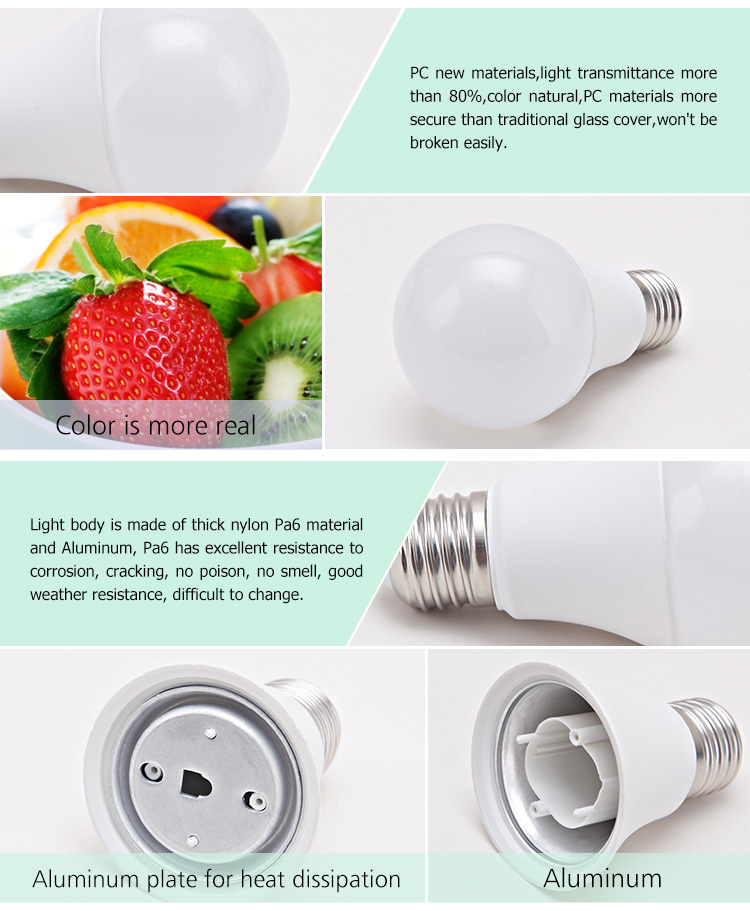 11W E27 high bright led bulb for home
