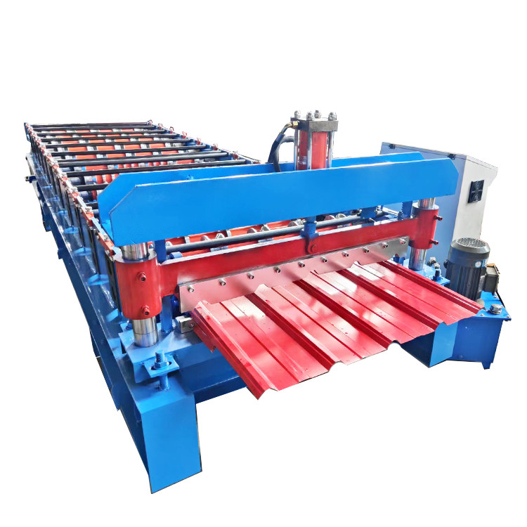 Newest Type Popular Automatic Galvanized Aluminium Colored Steel Profile Metal Roofing Sheet Making Machine