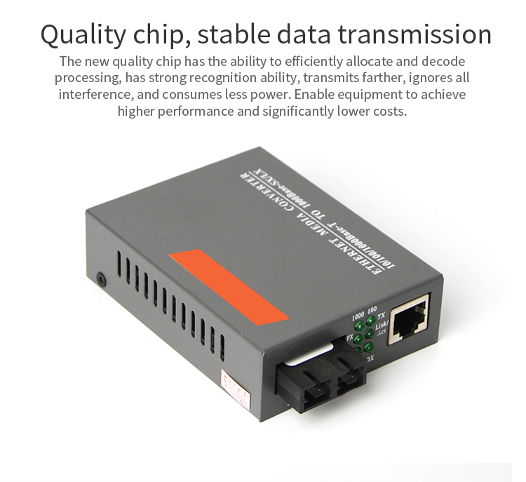 1000Mbps HTB-GS-03 Single Mode Dual Fiber SC Port 20KM  Fiber Optical Media Converter