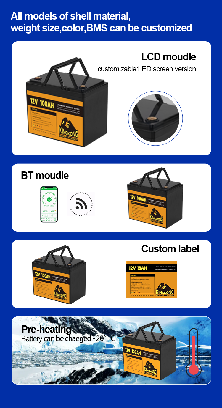 100% Discharge Rate 24v 200Ah Lithium Ion Battery For Deep Cycle Solar Energy Storage
