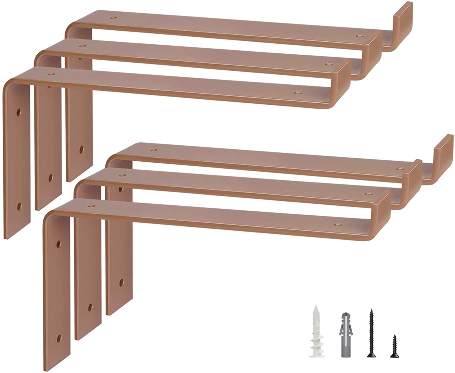 5mm Thickness Steel Q235 Ladder Style Ceiling Mounted Floating Shelf Brackets