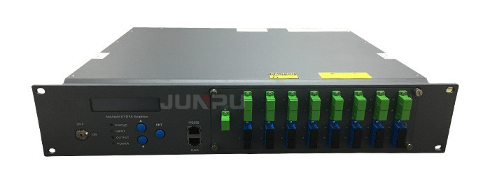 Low Noise Pon & Catv Edfa Combiner 18dbm 32 Ports With Inside Wdm Module
