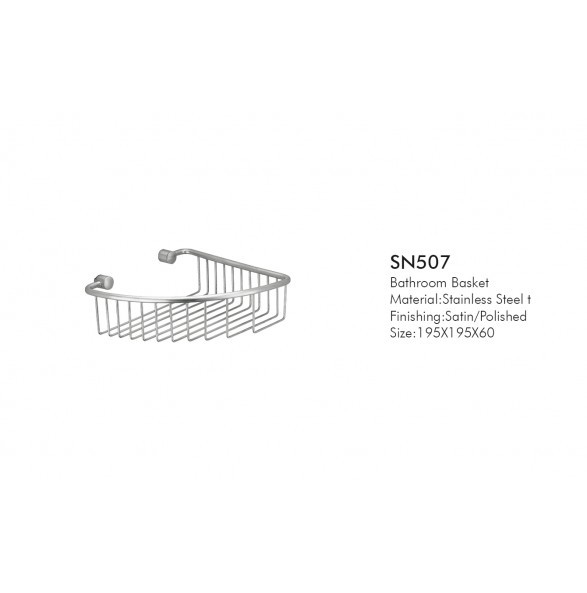 Wall Mounted Bathroom Storage Baskets Polished Metal Kitchen Storage Holders