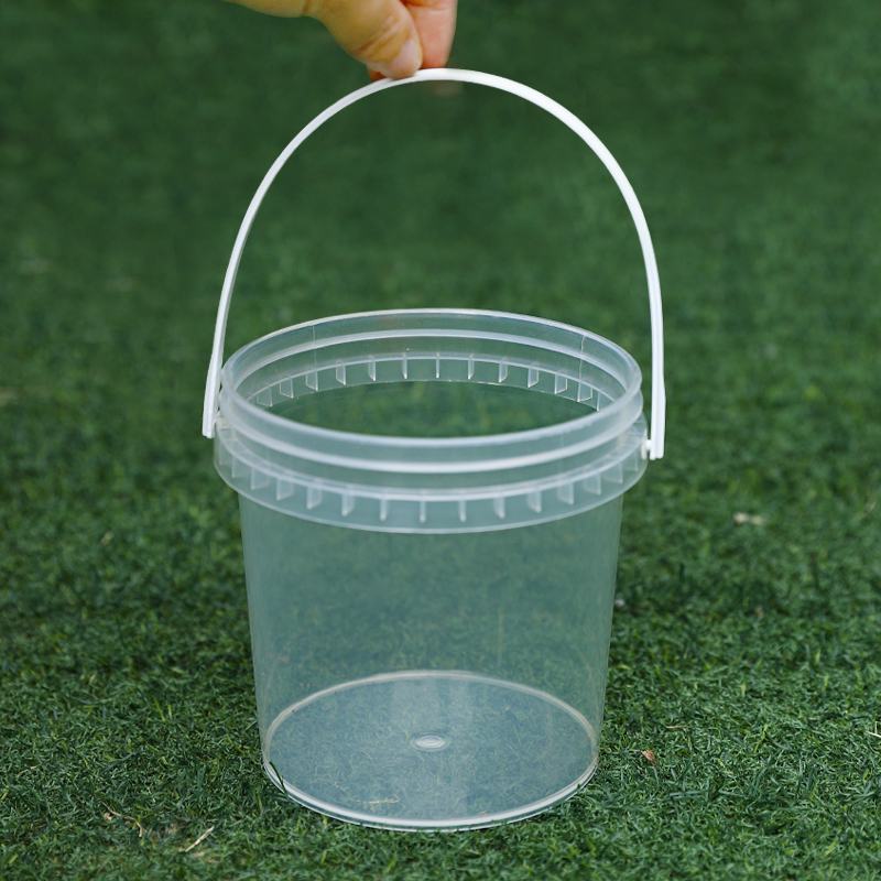 Water Bucket with Customize Print Transparent Food Grade Impact Resistant Plastic