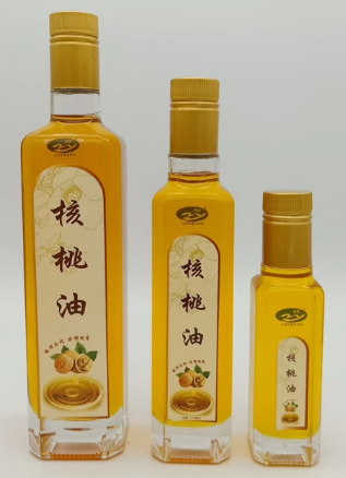 Customied Bottle color 200ml Clear Glass Olive Oil Bottle for Kitchen Supplies