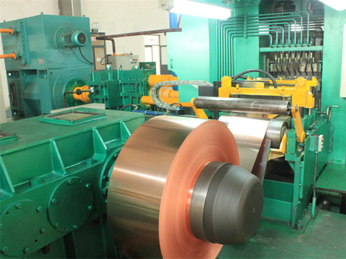 Copper Brass Strip Hot Cold Rolling Mills Thickness From 20mm To 0.1mm