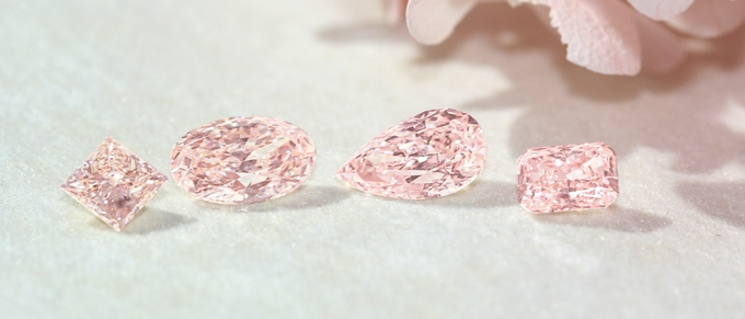 100% Carbon Lab Grown Pink Diamonds Man Made Synthetic Diamond