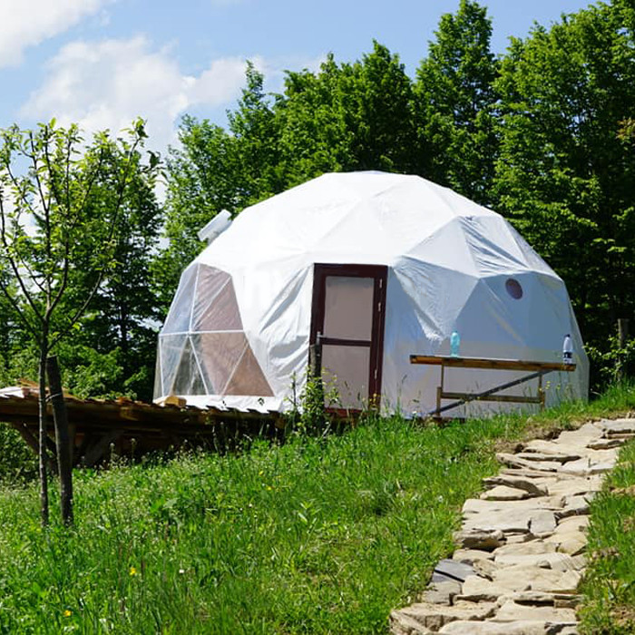 2 Person Family Living Geodesic Dome Tent For Accommodation