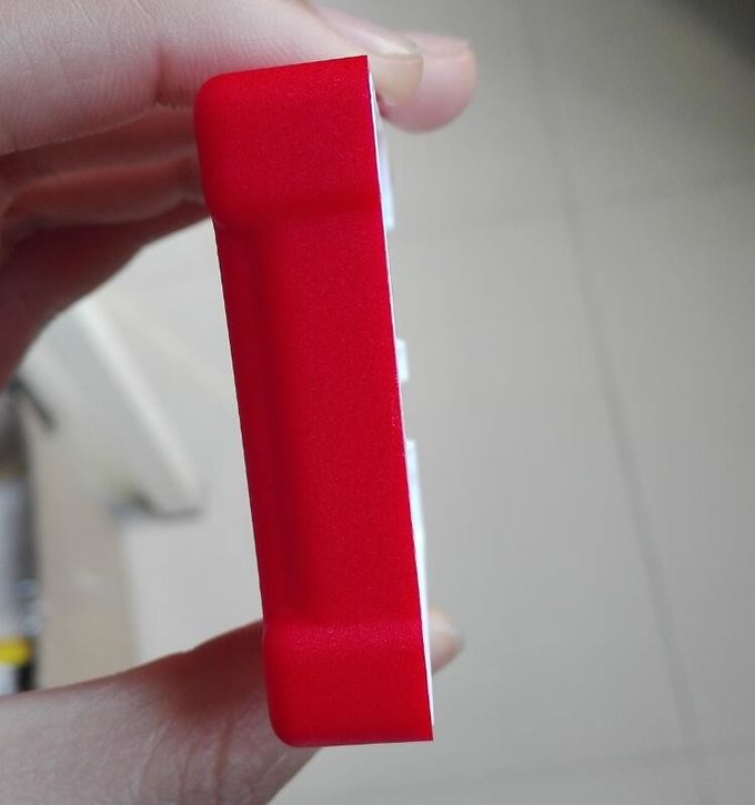Red Color Custom Injection Moulds Durable For High Precision Overmolding Parts