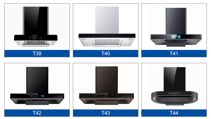 Commercial Exhaust T Shape Chimney Hood 180W For Farmhouse