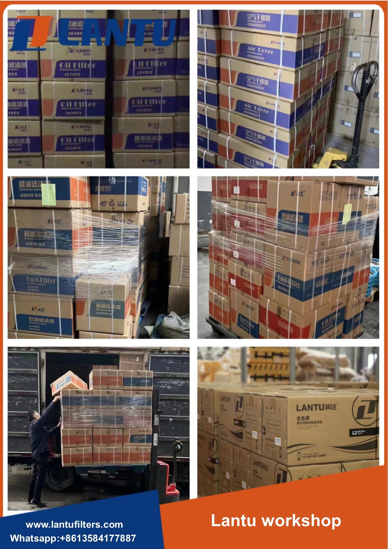 LANTU Heavy Duty Truck Lubricating Oil Full Synthetic Diesel Engine Oil K10 SAE 15W-40 Keep Engine Clean