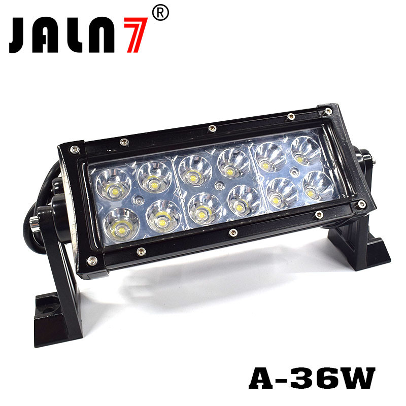 LED Light Bar JALN7 7.5Inch 36W Spot Flood Combo LED Driving Lamp Super Bright Off Road Lights LED Work Light Boat Jeep