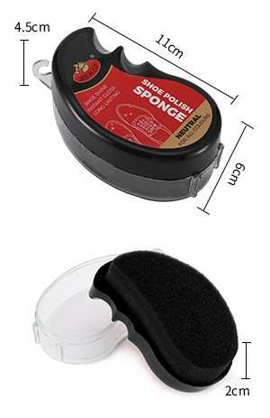 Shoe Shine Sponge Leather Shiner Neutral Polish Care Oil For Main Market In Europe OEM Logo