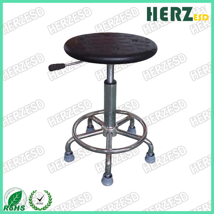 Round Shape ESD Safe Chairs Feet Material Aluminium Alloy Durable Nylon Castor